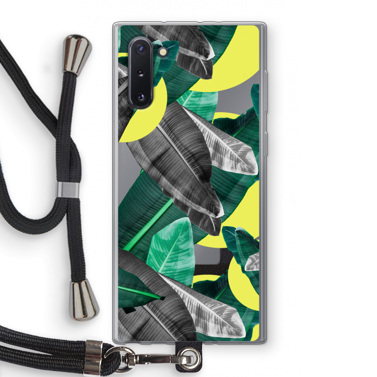 Fantasie jungle: Samsung Galaxy Note 10 Transparant Hoesje met koord