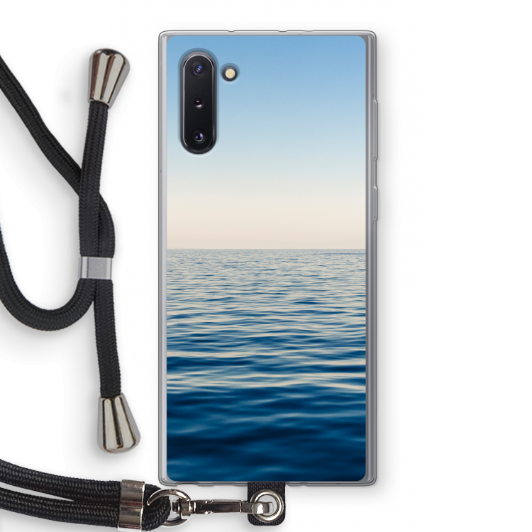 Water horizon: Samsung Galaxy Note 10 Transparant Hoesje met koord