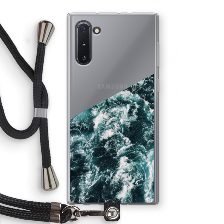 Zee golf: Samsung Galaxy Note 10 Transparant Hoesje met koord