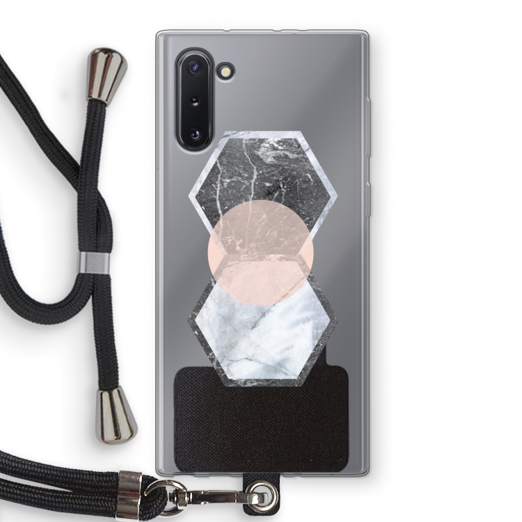 Creatieve toets: Samsung Galaxy Note 10 Transparant Hoesje met koord