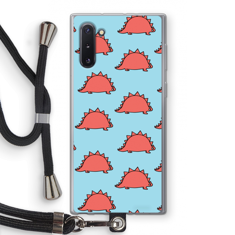 Dinosawrr: Samsung Galaxy Note 10 Transparant Hoesje met koord