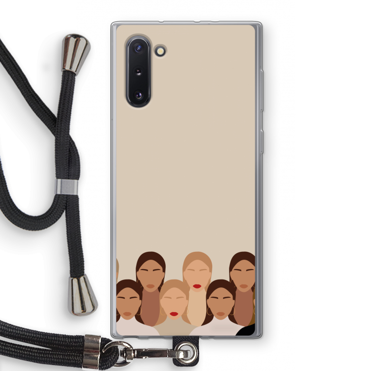 Girls girls girls: Samsung Galaxy Note 10 Transparant Hoesje met koord