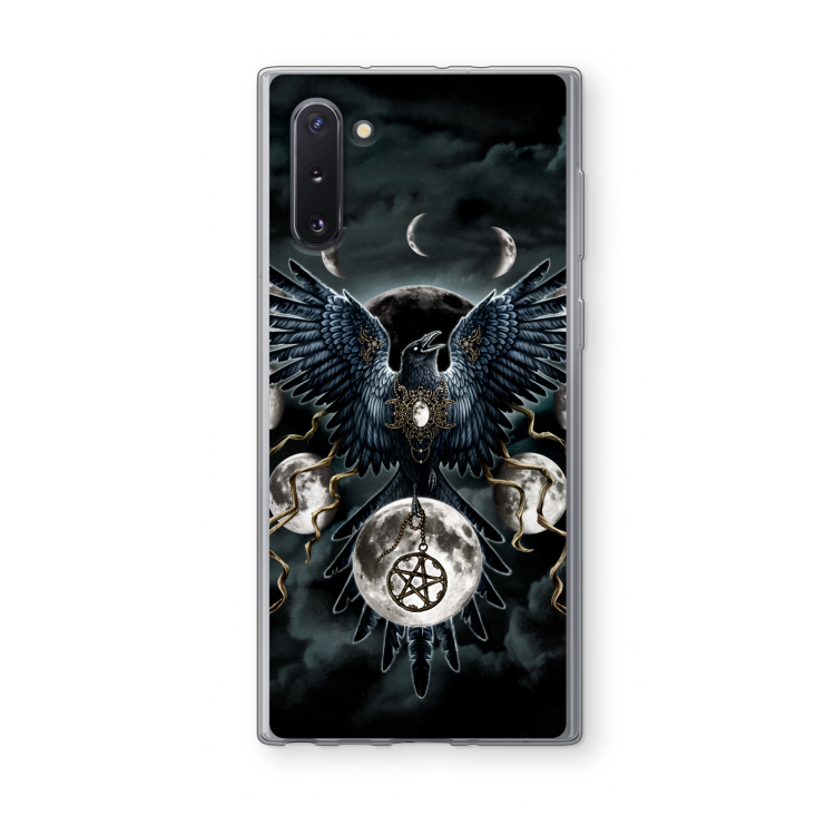 Sinister Wings: Samsung Galaxy Note 10 Transparant Hoesje