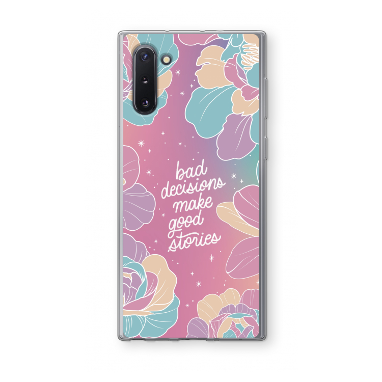Good stories: Samsung Galaxy Note 10 Transparant Hoesje