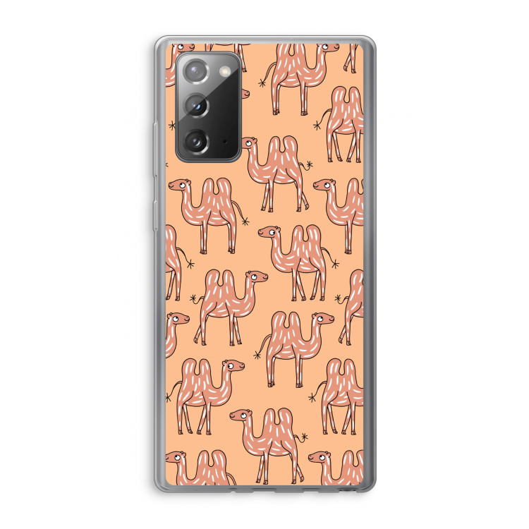 Kameel: Samsung Galaxy Note 20 / Note 20 5G Transparant Hoesje