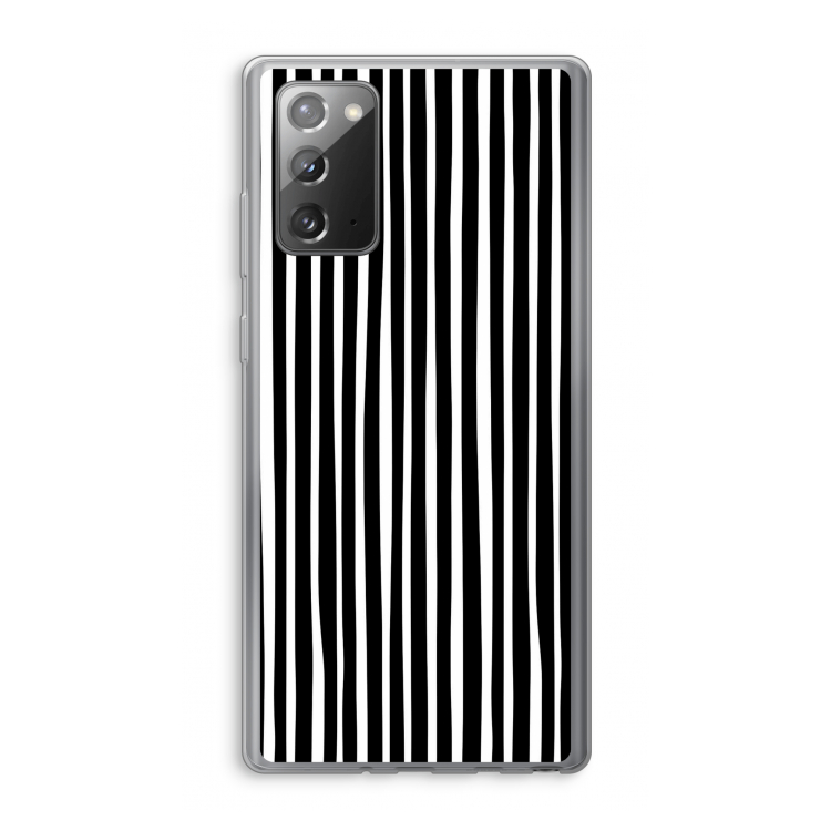 Stripes: Samsung Galaxy Note 20 / Note 20 5G Transparant Hoesje