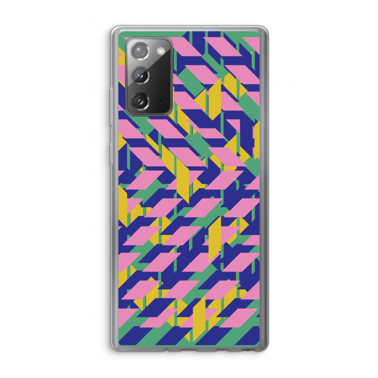 Skew Blush 1: Samsung Galaxy Note 20 / Note 20 5G Transparant Hoesje