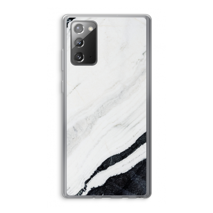 Elegante marmer: Samsung Galaxy Note 20 / Note 20 5G Transparant Hoesje