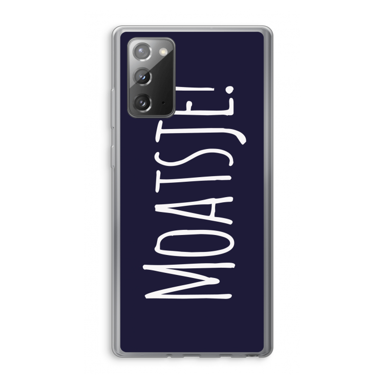 Moatsje!: Samsung Galaxy Note 20 / Note 20 5G Transparant Hoesje