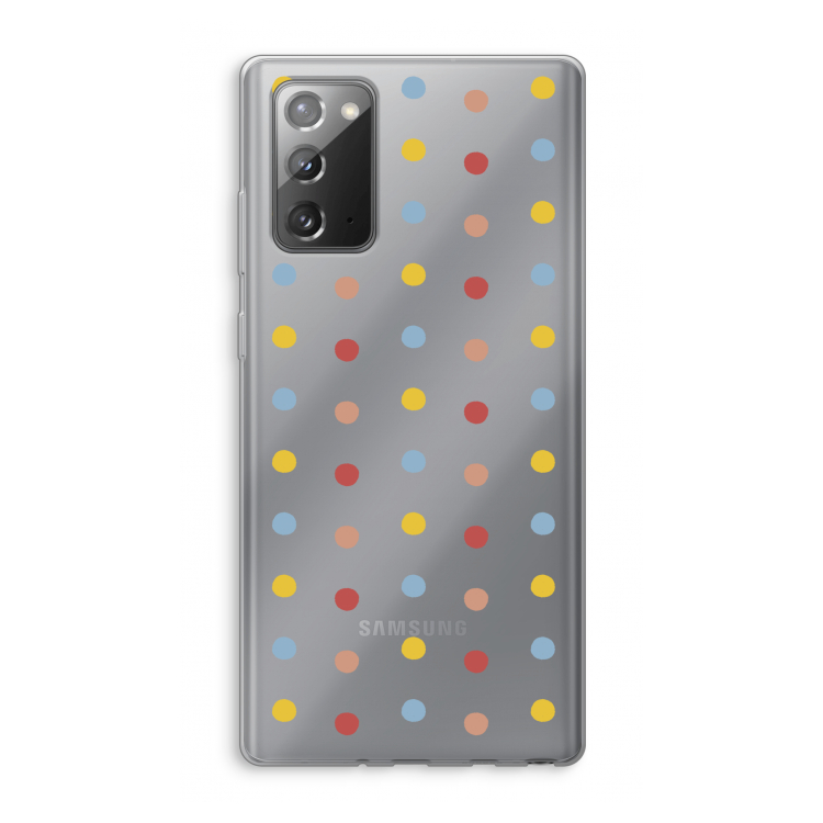 Bollen: Samsung Galaxy Note 20 / Note 20 5G Transparant Hoesje