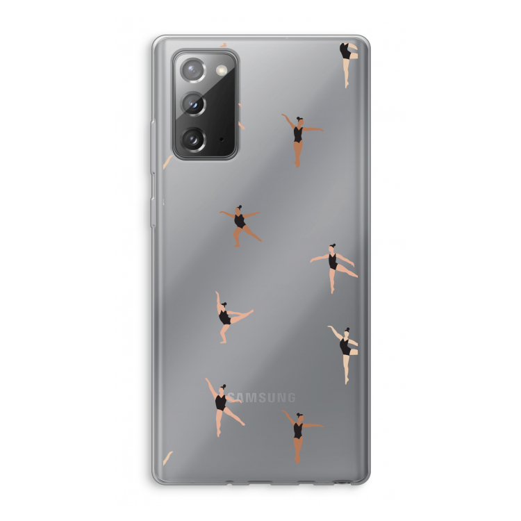 Dancing #1: Samsung Galaxy Note 20 / Note 20 5G Transparant Hoesje