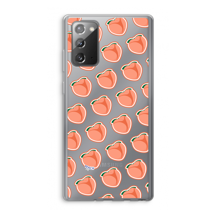 Just peachy: Samsung Galaxy Note 20 / Note 20 5G Transparant Hoesje