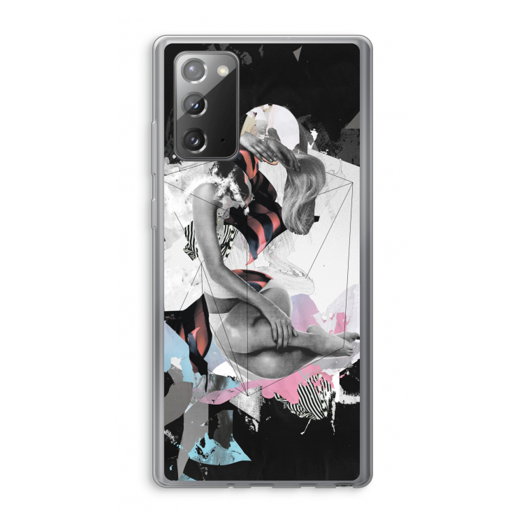 Camouflage de sommeil: Samsung Galaxy Note 20 / Note 20 5G Transparant Hoesje
