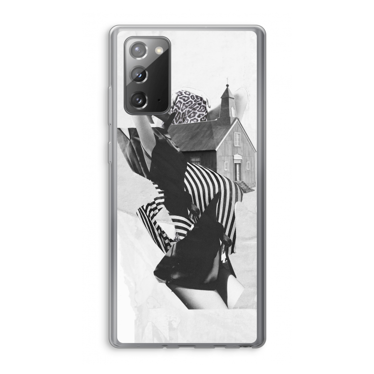 House: Samsung Galaxy Note 20 / Note 20 5G Transparant Hoesje