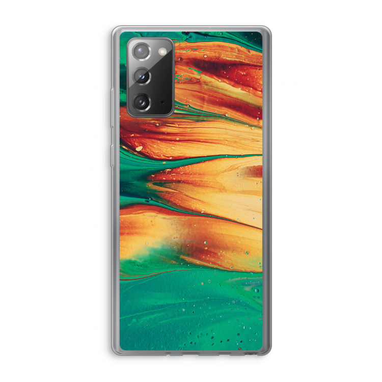 Green Inferno: Samsung Galaxy Note 20 / Note 20 5G Transparant Hoesje