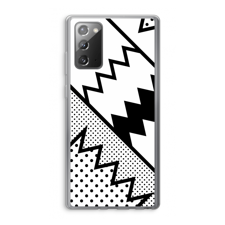 Pop Art #5: Samsung Galaxy Note 20 / Note 20 5G Transparant Hoesje