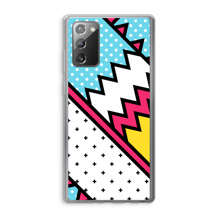 Pop Art #2: Samsung Galaxy Note 20 / Note 20 5G Transparant Hoesje