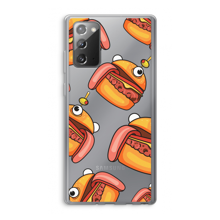 Hamburger: Samsung Galaxy Note 20 / Note 20 5G Transparant Hoesje