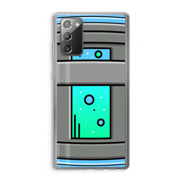 Chug Bottle: Samsung Galaxy Note 20 / Note 20 5G Transparant Hoesje