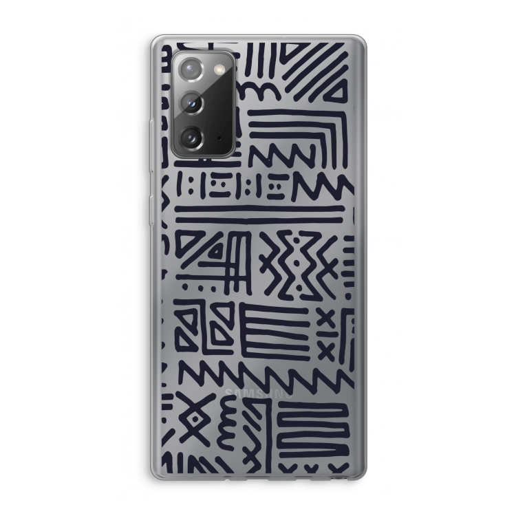Marrakech print: Samsung Galaxy Note 20 / Note 20 5G Transparant Hoesje