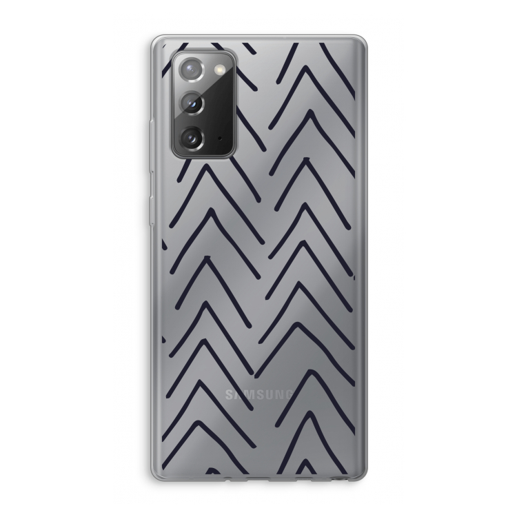 Marrakech Arrows: Samsung Galaxy Note 20 / Note 20 5G Transparant Hoesje