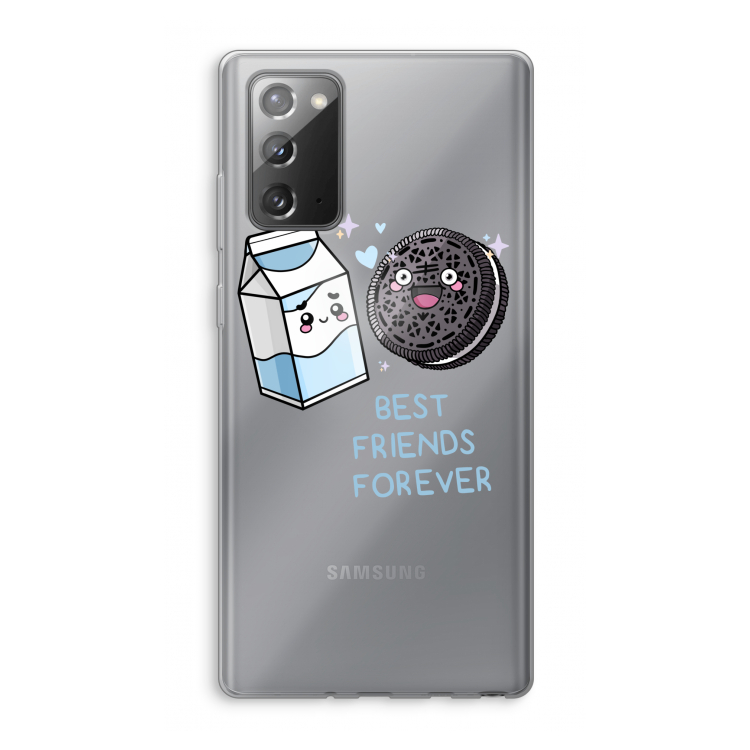 Best Friend Forever: Samsung Galaxy Note 20 / Note 20 5G Transparant Hoesje