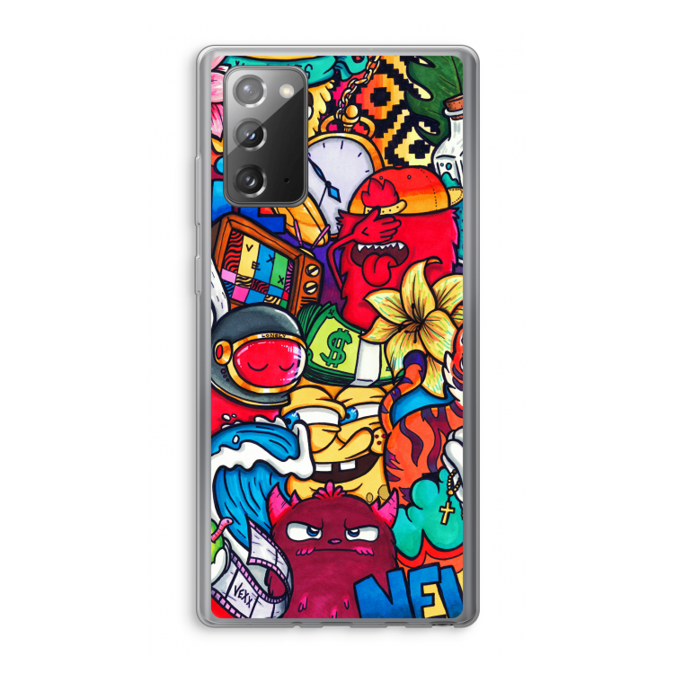 No Rules: Samsung Galaxy Note 20 / Note 20 5G Transparant Hoesje