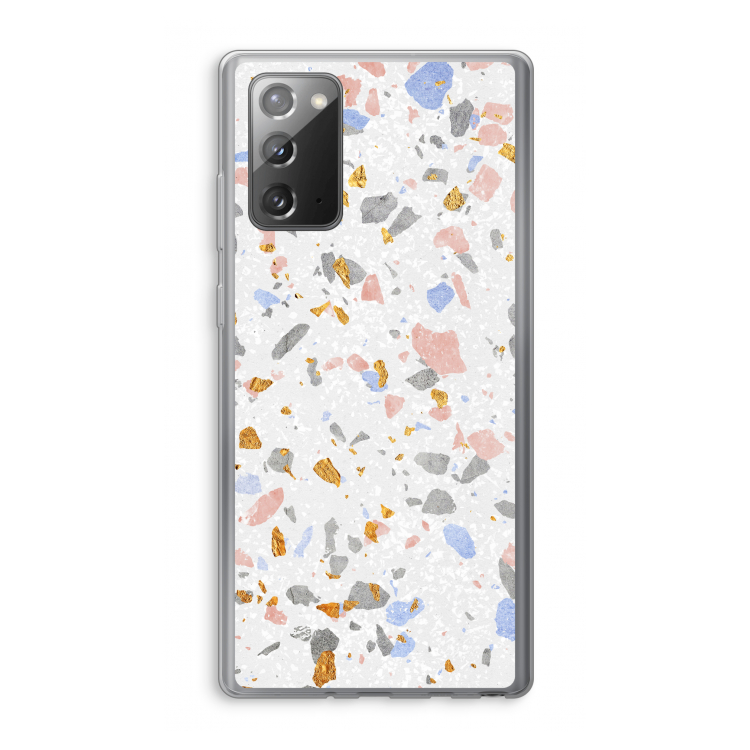 Terrazzo N°8: Samsung Galaxy Note 20 / Note 20 5G Transparant Hoesje