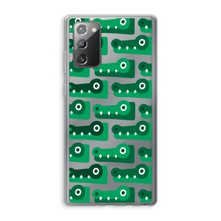 Crocs: Samsung Galaxy Note 20 / Note 20 5G Transparant Hoesje