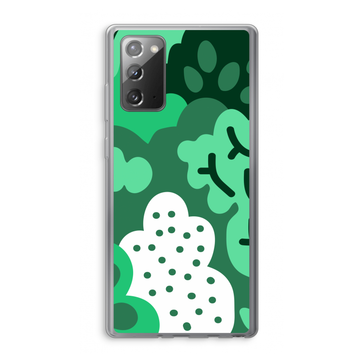 Bushes: Samsung Galaxy Note 20 / Note 20 5G Transparant Hoesje
