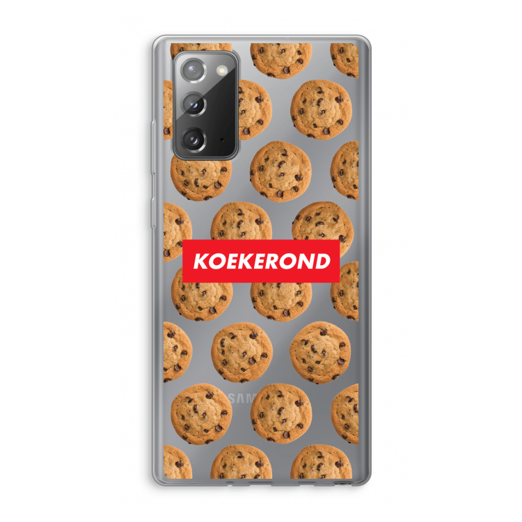 Koekerond: Samsung Galaxy Note 20 / Note 20 5G Transparant Hoesje