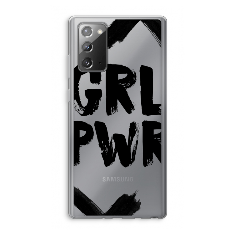 Girl Power #2: Samsung Galaxy Note 20 / Note 20 5G Transparant Hoesje