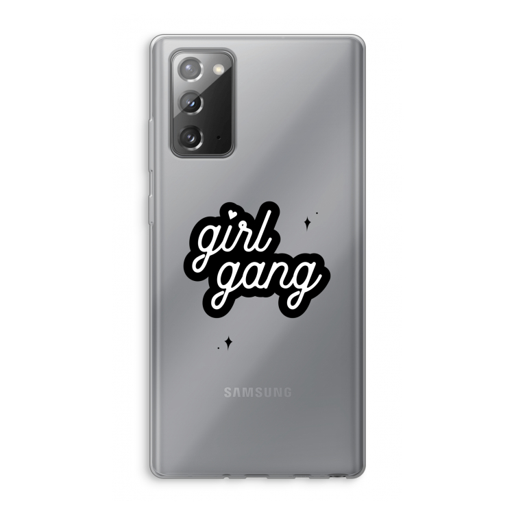 Girl Gang: Samsung Galaxy Note 20 / Note 20 5G Transparant Hoesje