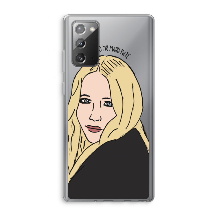 Mary Kate: Samsung Galaxy Note 20 / Note 20 5G Transparant Hoesje