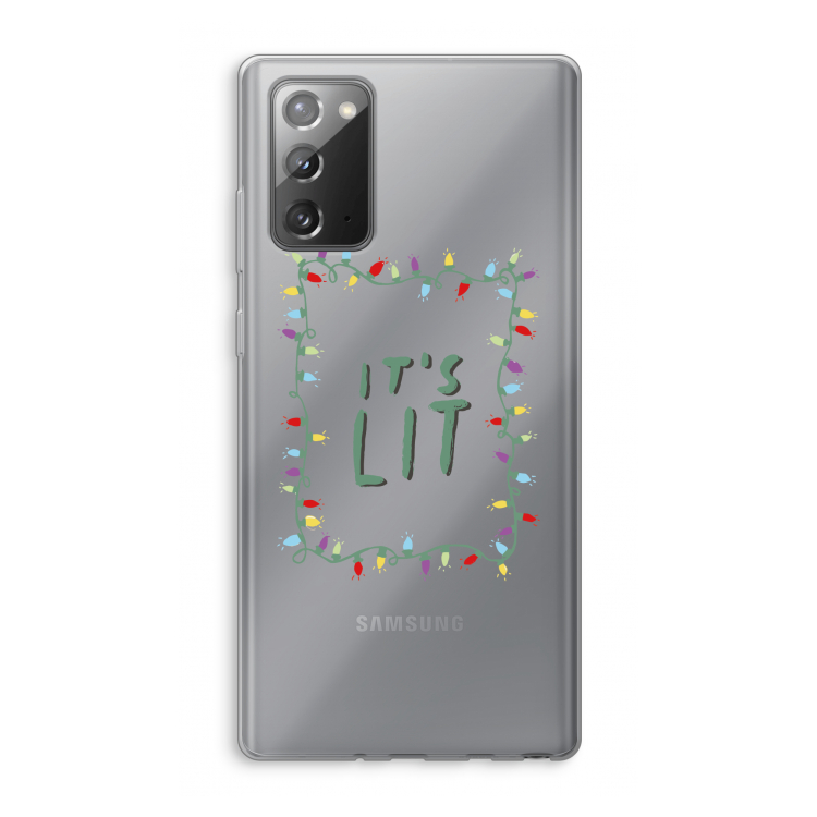 It's Lit: Samsung Galaxy Note 20 / Note 20 5G Transparant Hoesje