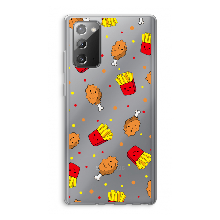 Chicken 'n Fries: Samsung Galaxy Note 20 / Note 20 5G Transparant Hoesje