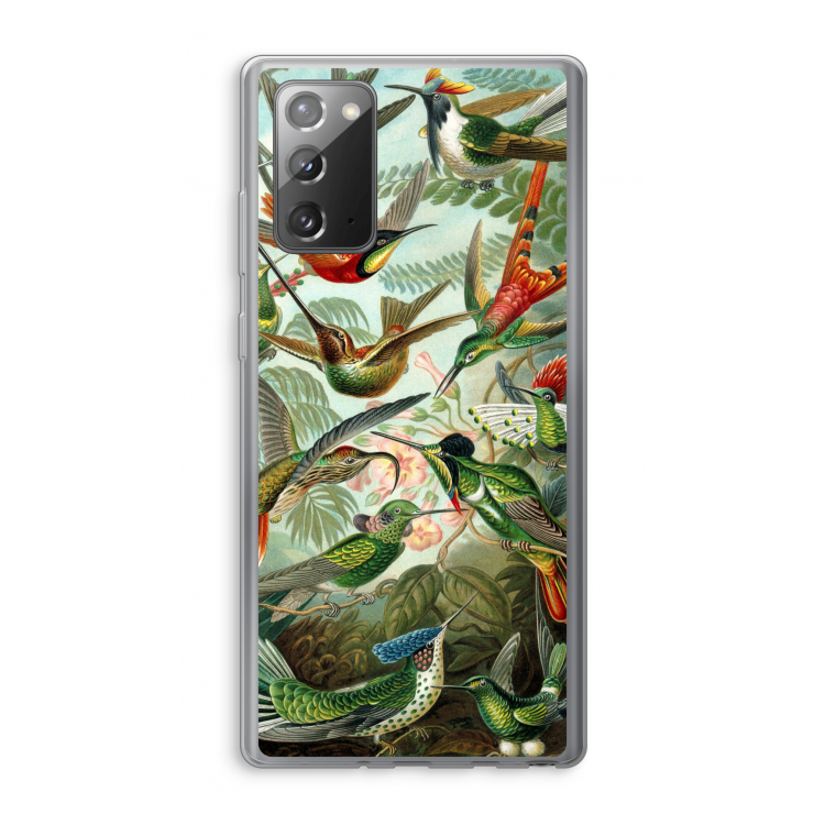 Haeckel Trochilidae: Samsung Galaxy Note 20 / Note 20 5G Transparant Hoesje