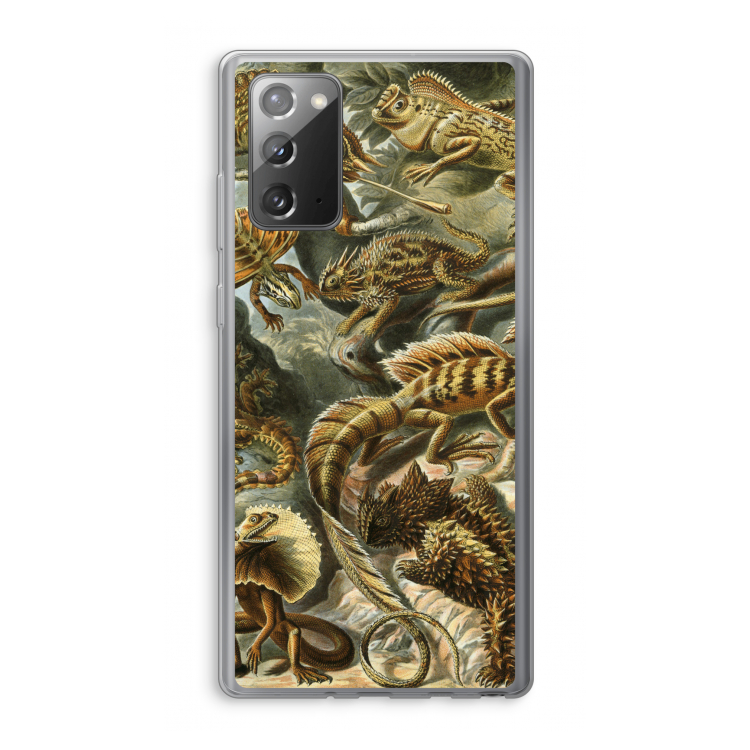 Haeckel Lacertilia: Samsung Galaxy Note 20 / Note 20 5G Transparant Hoesje