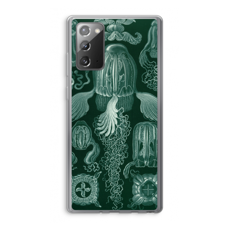 Haeckel Cubomedusae: Samsung Galaxy Note 20 / Note 20 5G Transparant Hoesje