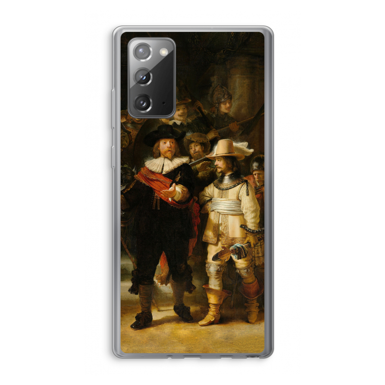 De Nachtwacht: Samsung Galaxy Note 20 / Note 20 5G Transparant Hoesje