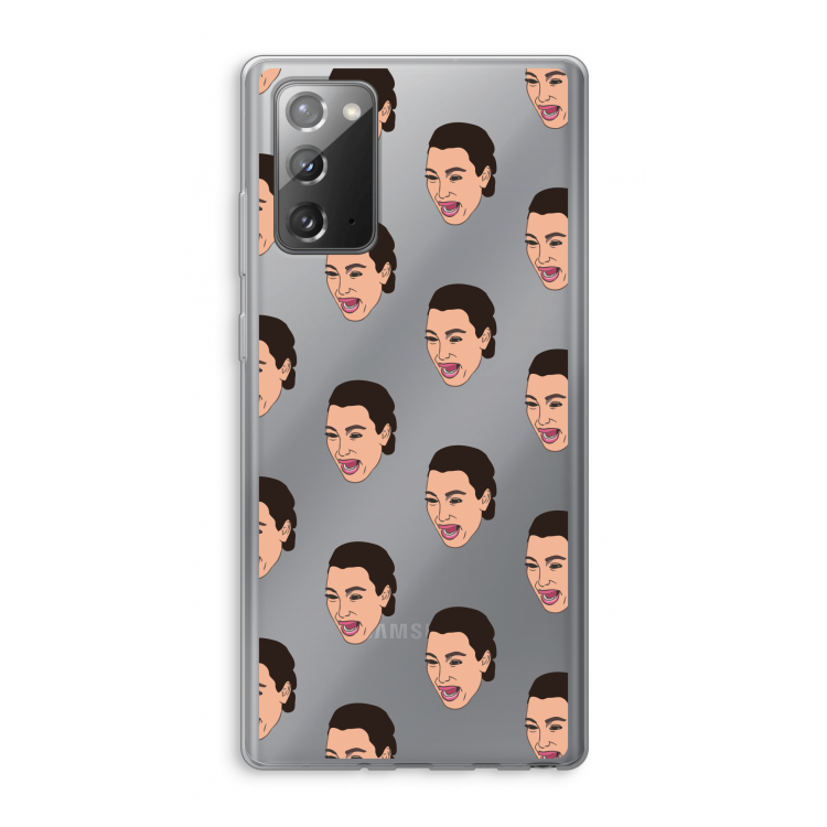Ugly Cry Call: Samsung Galaxy Note 20 / Note 20 5G Transparant Hoesje