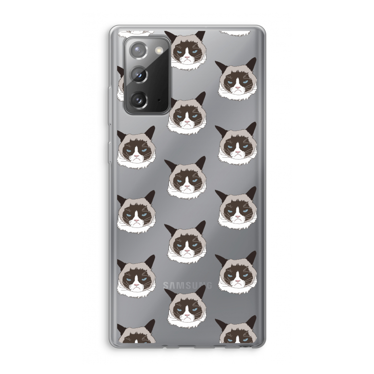 It's a Purrr Case: Samsung Galaxy Note 20 / Note 20 5G Transparant Hoesje