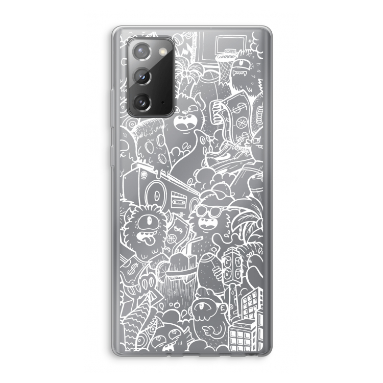 Vexx City #2: Samsung Galaxy Note 20 / Note 20 5G Transparant Hoesje
