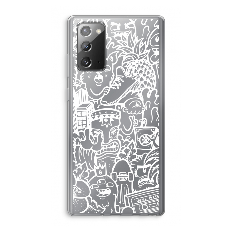 Vexx Mixtape #2: Samsung Galaxy Note 20 / Note 20 5G Transparant Hoesje