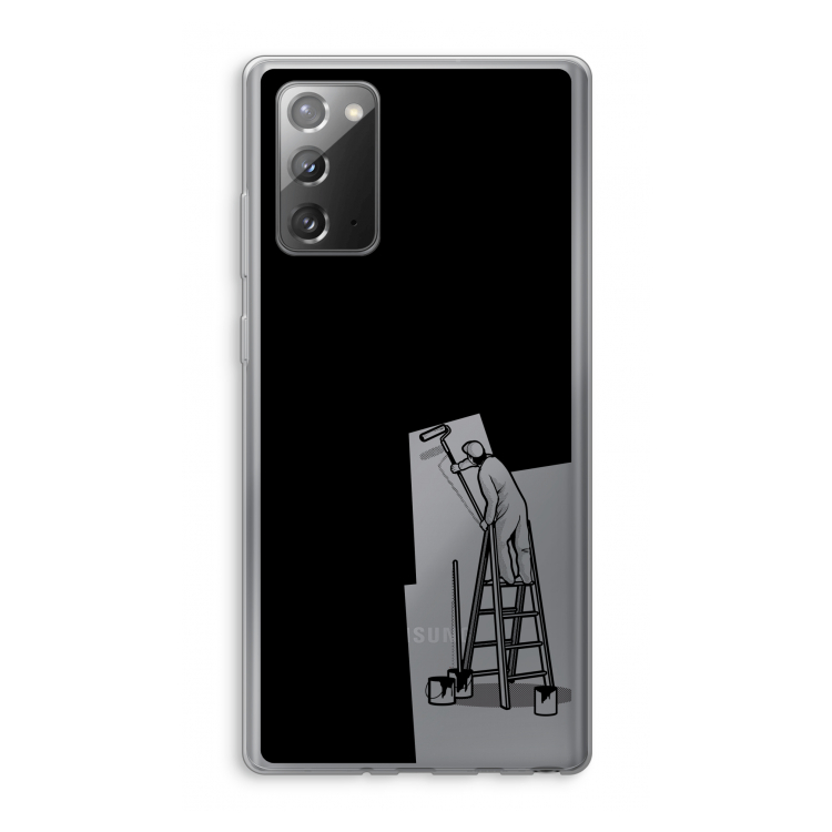 Musketon Painter: Samsung Galaxy Note 20 / Note 20 5G Transparant Hoesje