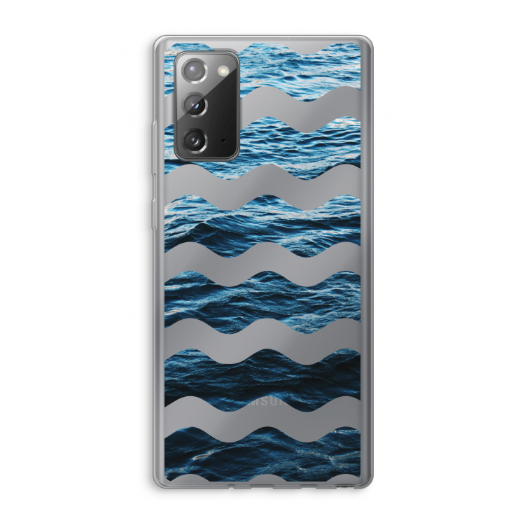 Oceaan: Samsung Galaxy Note 20 / Note 20 5G Transparant Hoesje