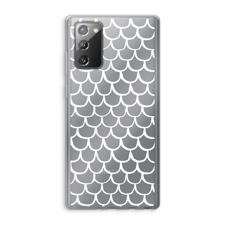 Dakpannetjes: Samsung Galaxy Note 20 / Note 20 5G Transparant Hoesje
