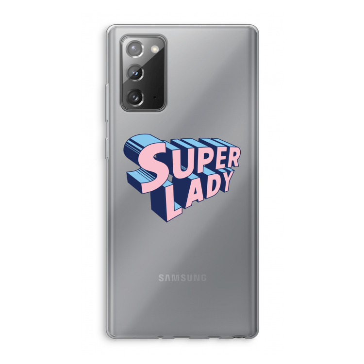 Superlady: Samsung Galaxy Note 20 / Note 20 5G Transparant Hoesje
