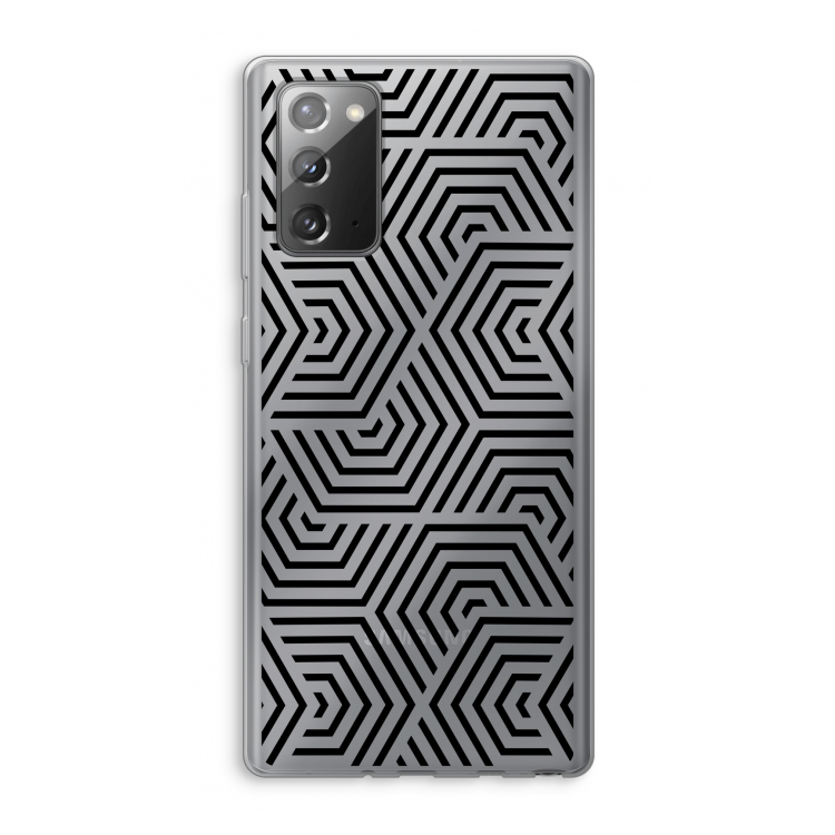 Magic pattern: Samsung Galaxy Note 20 / Note 20 5G Transparant Hoesje