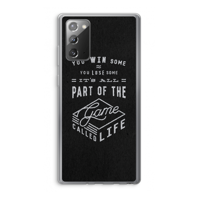 Life: Samsung Galaxy Note 20 / Note 20 5G Transparant Hoesje
